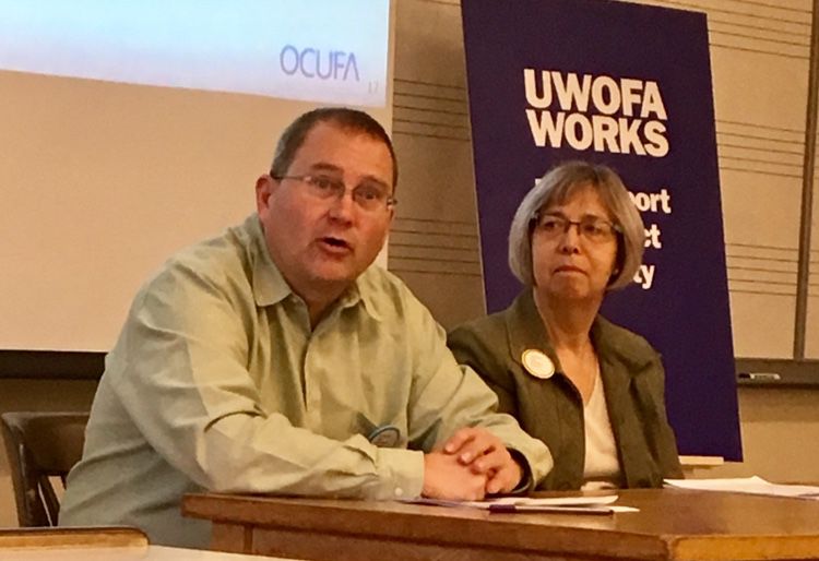 Steven Pitel and Ann Bigelow UWOFA OCUFA Presentation